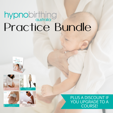 Hypnobirthing Australia Practice Bundle (mp3s & ebook)
