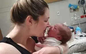 Emily's hospital birth