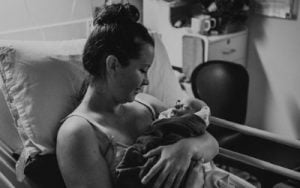 Tegan's positive hospital birth experience