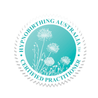 Hypnobirthing Australia™ Certified Practitioner - Hypnobirthing seal hypnobirthing badge teal seal